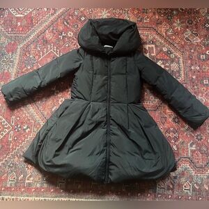 Alice + Olivia Blakeley Black Down Filled Puffer Coat XS/S